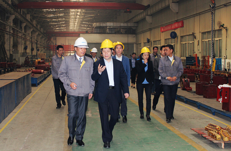 岳华峰在西安西玛电机集团工厂参观并提意见