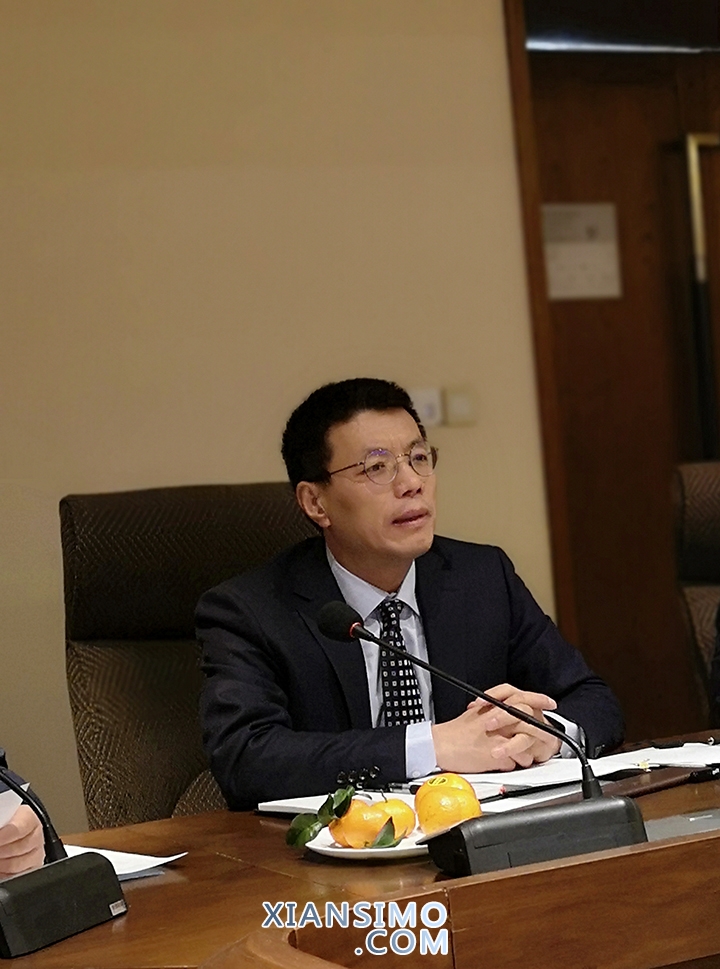 西玛电机总经理杨天利在2019年分销商会议上发表讲话